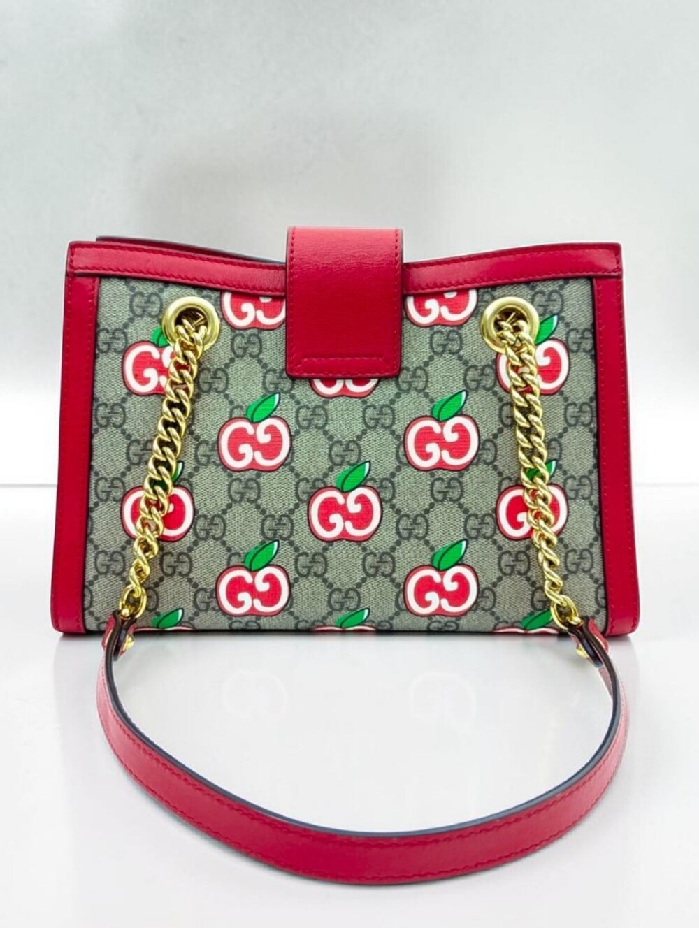 Gucci Limited Edition Padlock Small GG Supreme Apple Bag Shoulder Bag - Picture 13 of 14